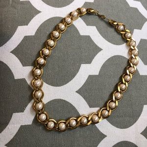 Pearl and Gold Wash Necklace